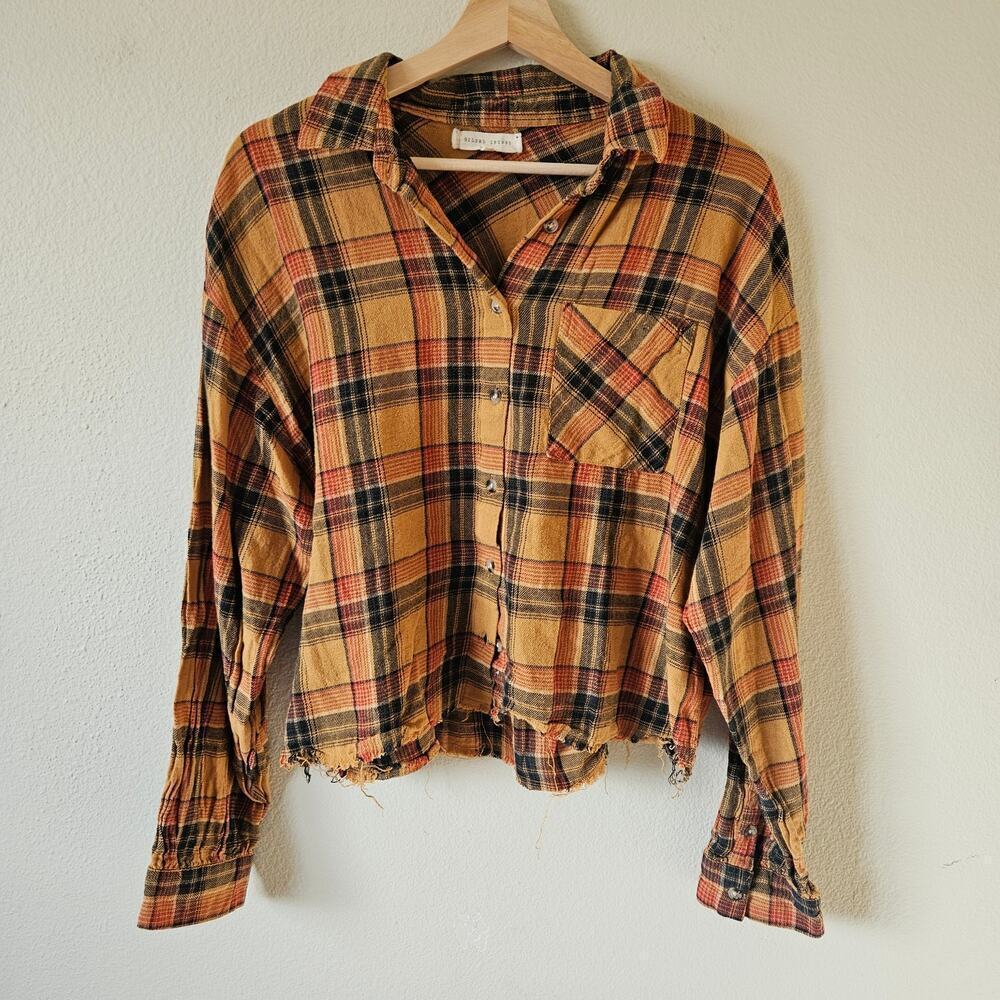 Gilded Intent Plaid Flannel Shirt XL